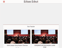 Tablet Screenshot of erhanerkut.com